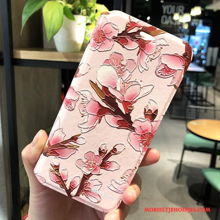 iPhone X Hoesje Anti-fall Scheppend Hoes Bescherming Roze All Inclusive Siliconen