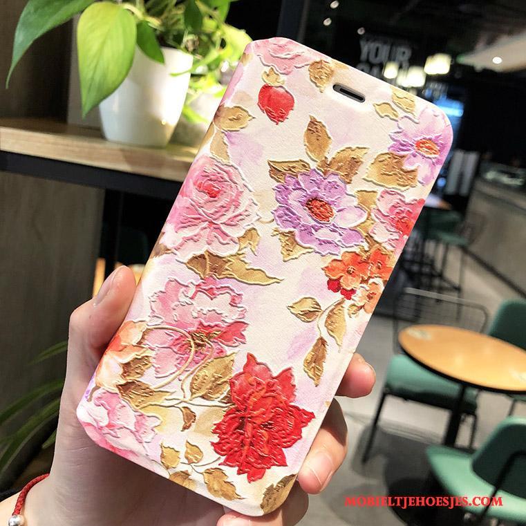 iPhone X Hoesje Anti-fall Scheppend Hoes Bescherming Roze All Inclusive Siliconen