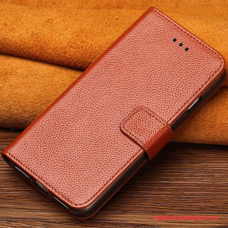 iPhone X Hoesje Elegante Scheppend All Inclusive Anti-fall Persoonlijk Trendy Merk Leren Etui