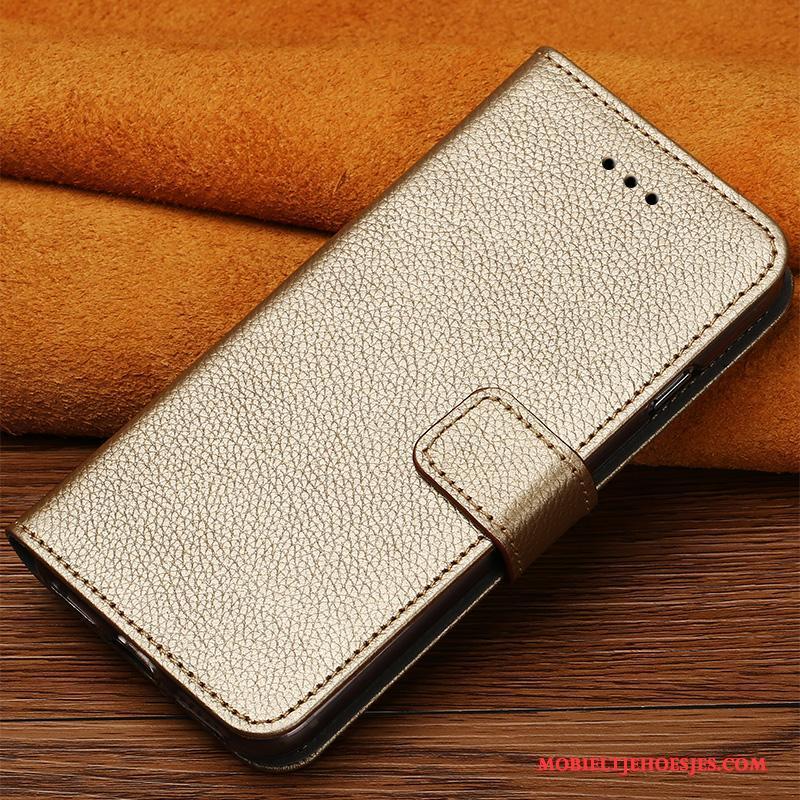 iPhone X Hoesje Elegante Scheppend All Inclusive Anti-fall Persoonlijk Trendy Merk Leren Etui