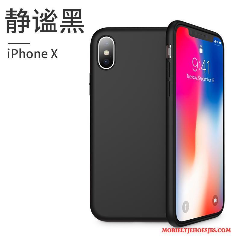 iPhone X Rood Hoesje Telefoon All Inclusive Trendy Merk Siliconen Nieuw