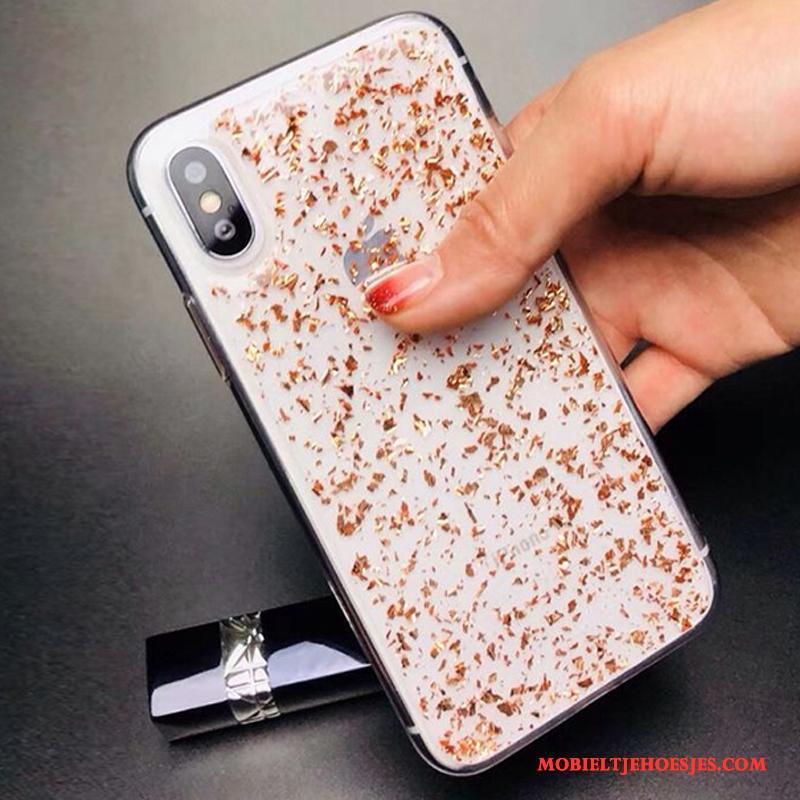 iPhone X Roze All Inclusive Luxe Siliconen Hoesje Telefoon Anti-fall Trendy Merk