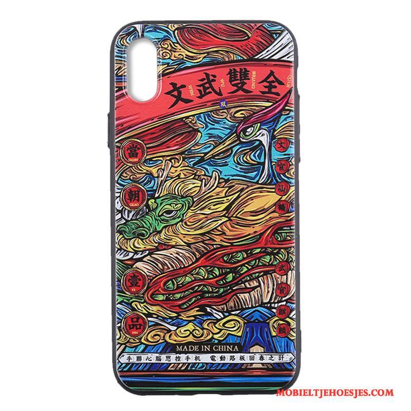 iPhone X Trendy Merk Nieuw Original Chinese Stijl Hoesje Telefoon Scheppend Bescherming