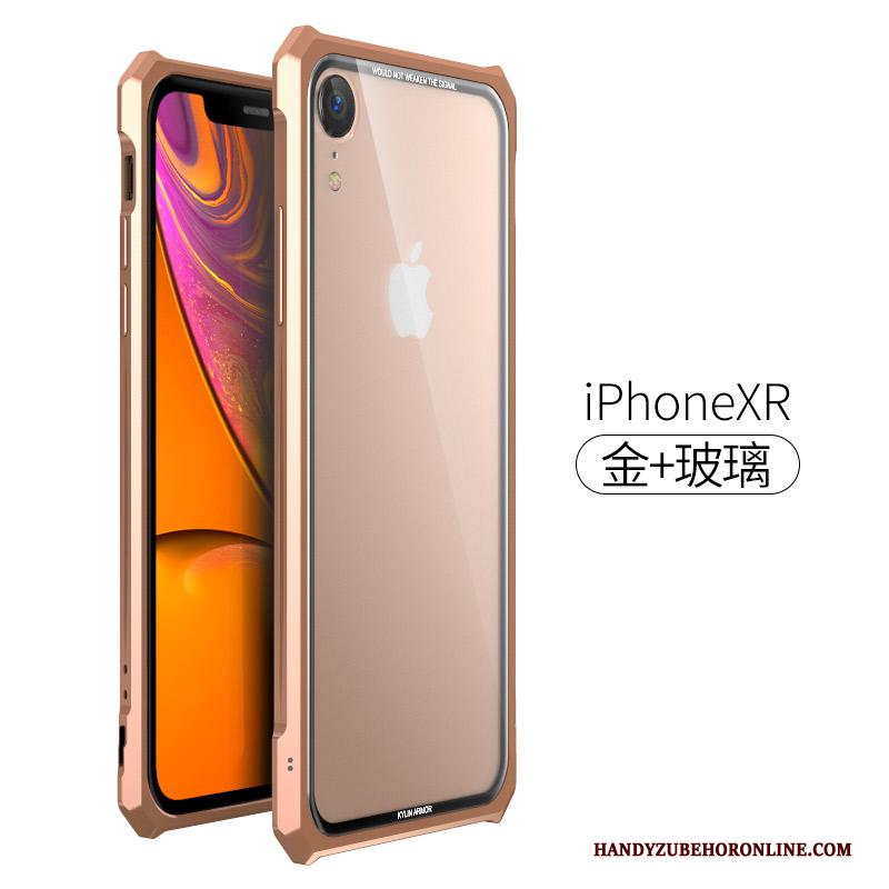 iPhone Xr Hoes Scheppend Persoonlijk Nieuw Hoesje Telefoon Metaal Bescherming