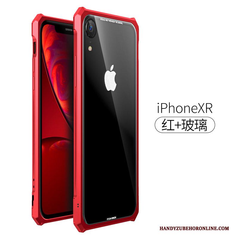 iPhone Xr Hoes Scheppend Persoonlijk Nieuw Hoesje Telefoon Metaal Bescherming