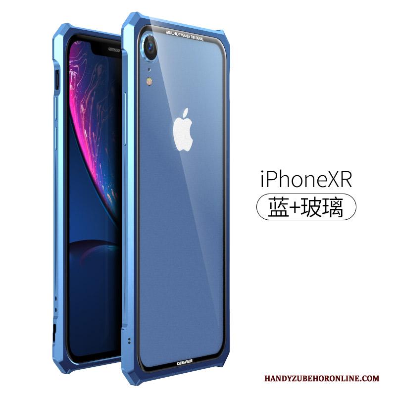 iPhone Xr Hoes Scheppend Persoonlijk Nieuw Hoesje Telefoon Metaal Bescherming