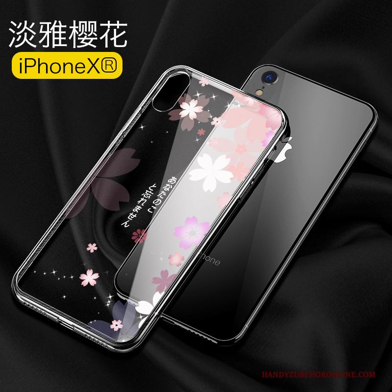 iPhone Xr Net Red Hoes Anti-fall Trendy Merk Hoesje Telefoon Bescherming Siliconen