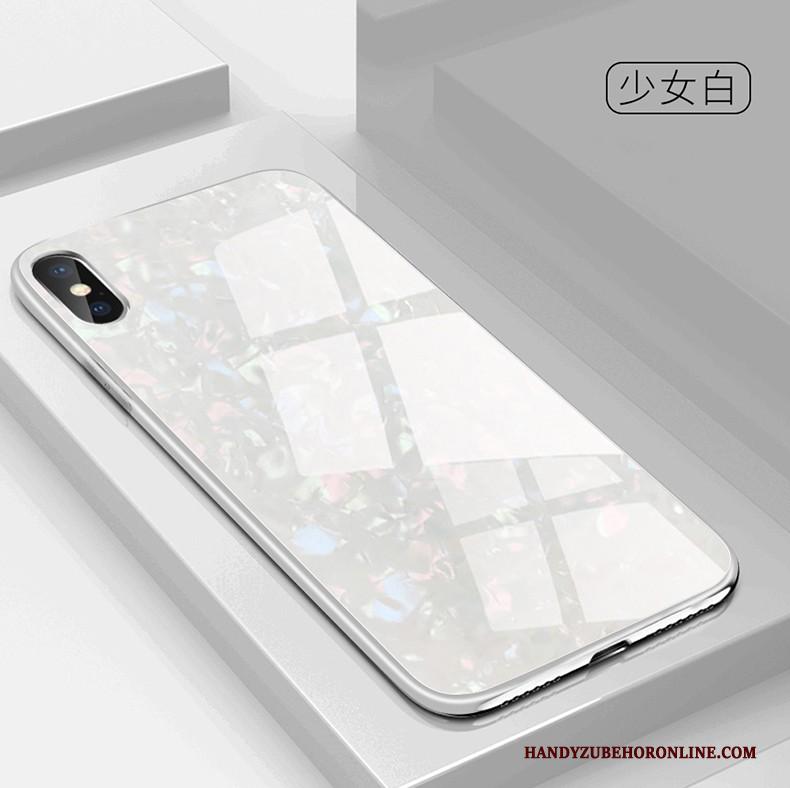 iPhone Xs All Inclusive Trendy Merk Siliconen Nieuw Glas Anti-fall Hoesje Telefoon