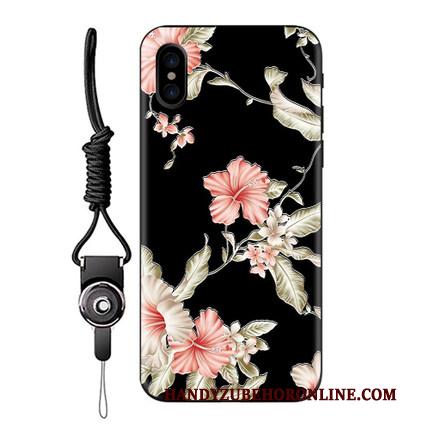 iPhone Xs Hoesje Telefoon Lovers Trend Dun Chinese Stijl Zacht Trendy Merk