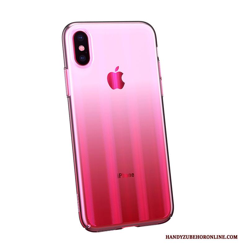 iPhone Xs Max Bescherming Nieuw Verloop Blauw Hoes Anti-fall Hoesje Telefoon