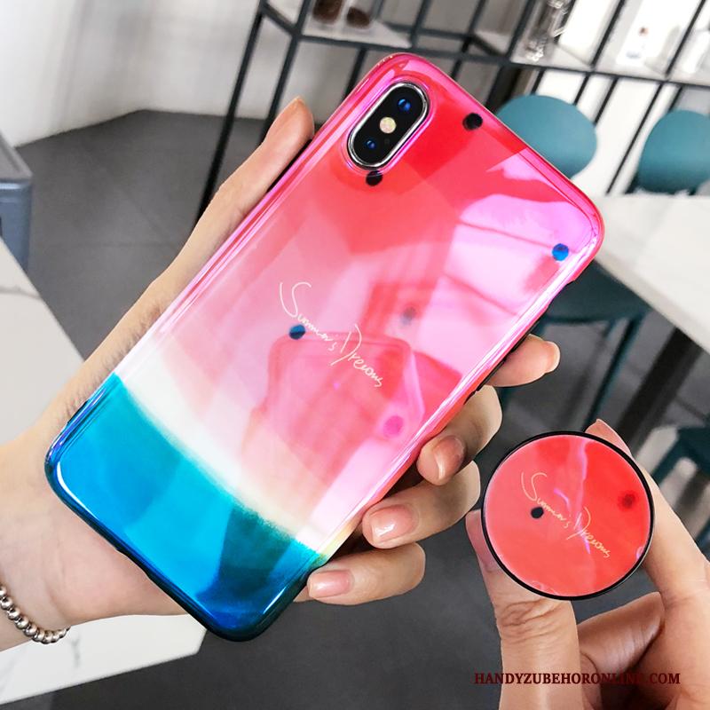 iPhone Xs Max Hoes Nieuw Anti-fall Zacht Trendy Merk Hoesje All Inclusive