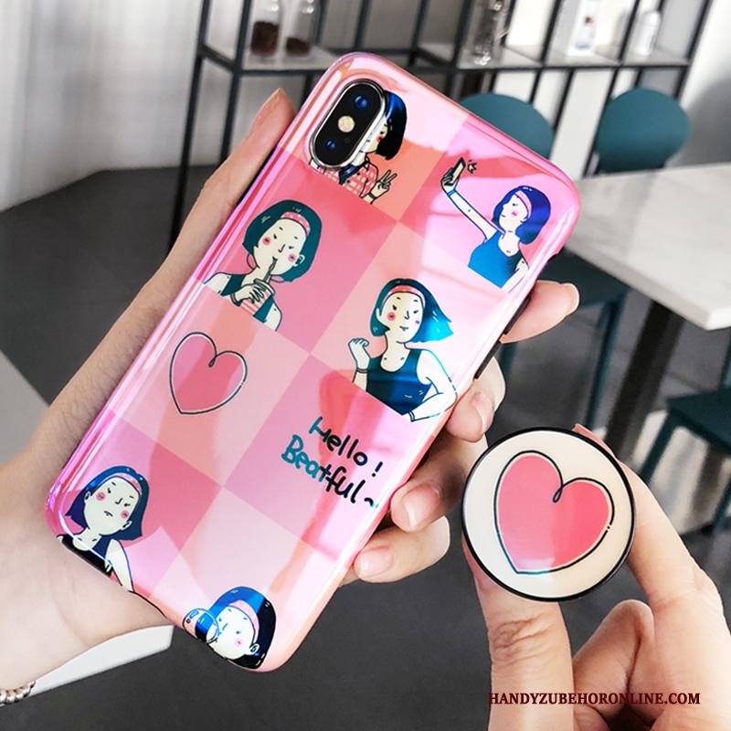 iPhone Xs Max Hoes Nieuw Anti-fall Zacht Trendy Merk Hoesje All Inclusive