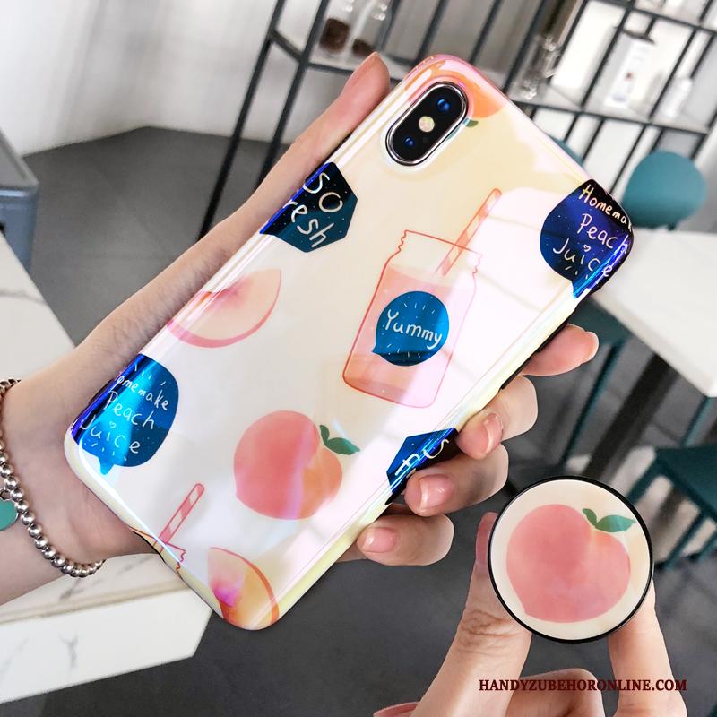 iPhone Xs Max Hoes Nieuw Anti-fall Zacht Trendy Merk Hoesje All Inclusive