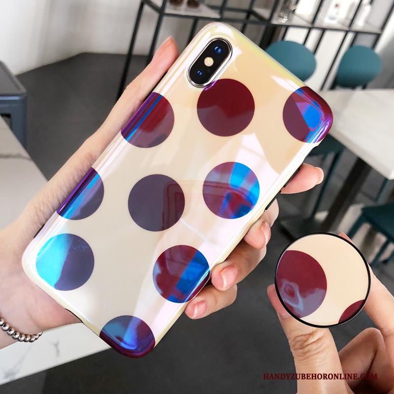 iPhone Xs Max Hoes Nieuw Anti-fall Zacht Trendy Merk Hoesje All Inclusive