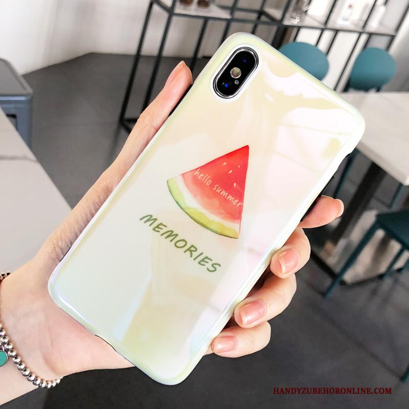 iPhone Xs Max Hoes Nieuw Anti-fall Zacht Trendy Merk Hoesje All Inclusive