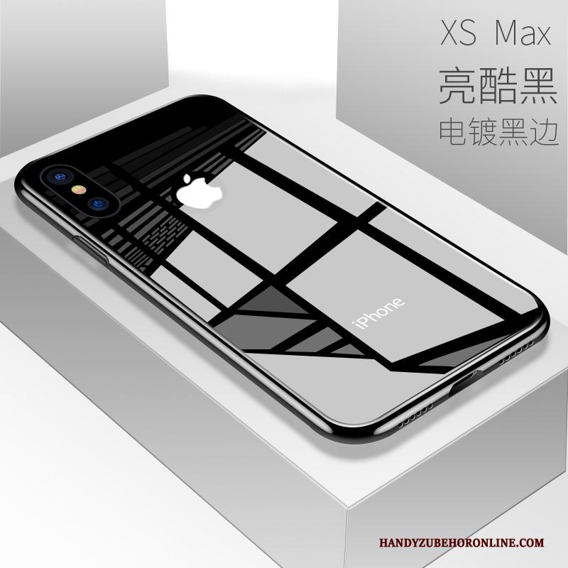 iPhone Xs Max Hoesje Net Red Rood All Inclusive Mode Doorzichtig Anti-fall Trendy Merk