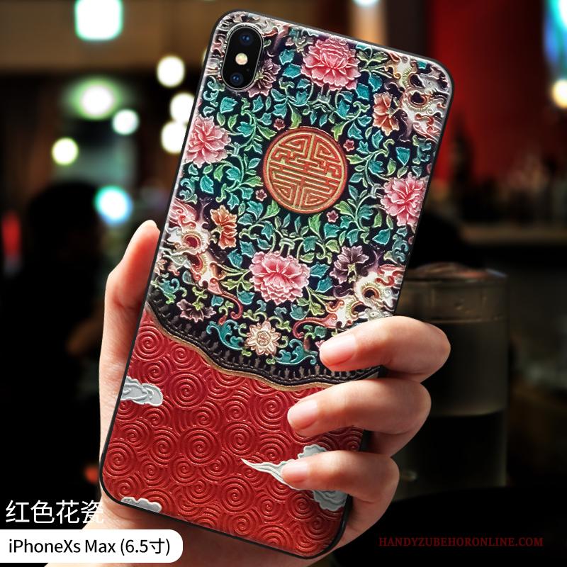 iPhone Xs Max Persoonlijk Siliconen Scheppend Hoesje Telefoon Spotprent Nieuw Trendy Merk