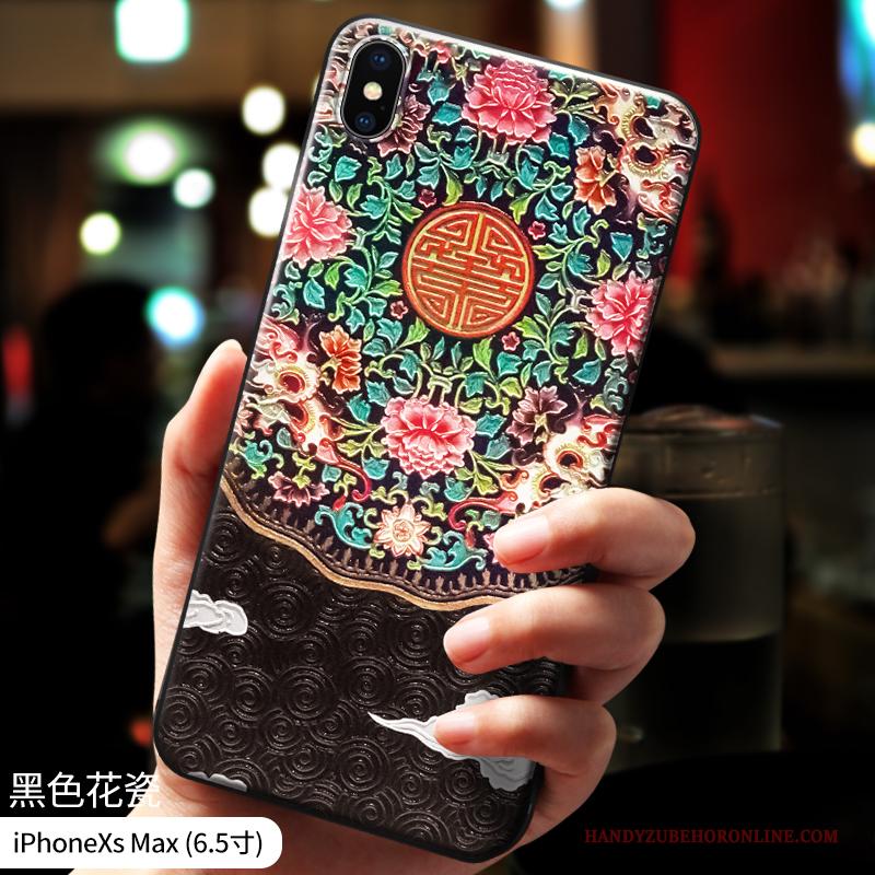 iPhone Xs Max Persoonlijk Siliconen Scheppend Hoesje Telefoon Spotprent Nieuw Trendy Merk