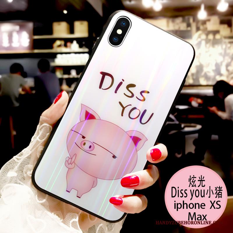 iPhone Xs Max Scheppend Persoonlijk Hoesje Telefoon Bescherming Wit Anti-fall Trendy Merk