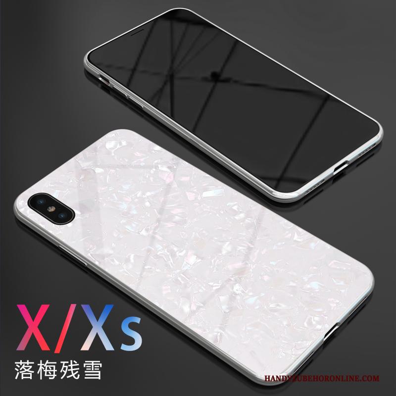 iPhone Xs Nieuw Persoonlijk Hoesje Telefoon Spiegel Scheppend Net Red Glas