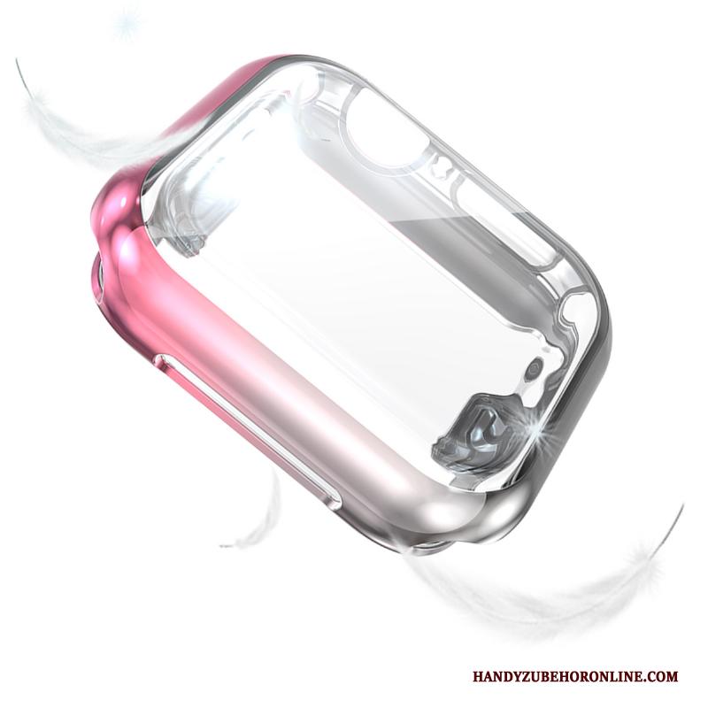 Apple Watch Series 1 Gekleurde Grijs Hoes Roze Bescherming All Inclusive Hoesje