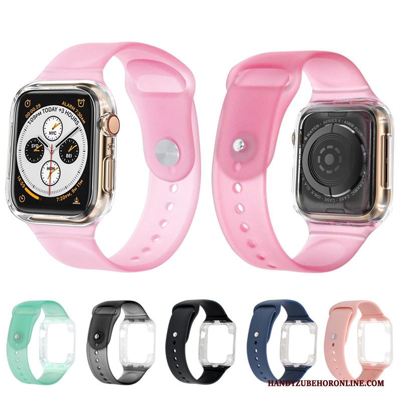 Apple Watch Series 1 Hoesje Groen Twee Kleuren Siliconen Sport Pu Bescherming