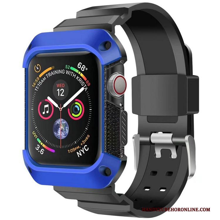 Apple Watch Series 4 Hoesje Pantser Sport Anti-fall Blauw Bescherming