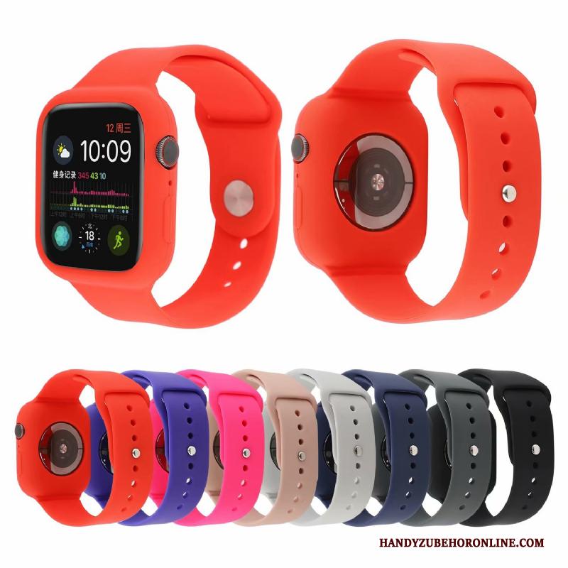 Apple Watch Series 5 Hoesje Nieuw Mode Bescherming Rood Trend Sport
