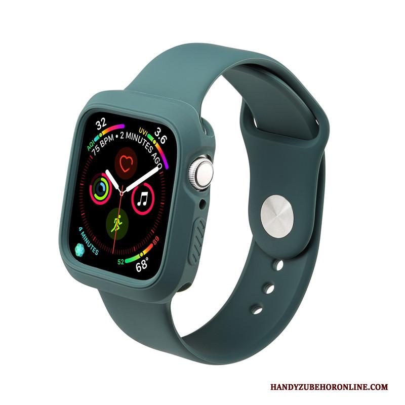 Apple Watch Series 5 Persoonlijk Trend Hoesje Bescherming Waterdicht Sport Groen