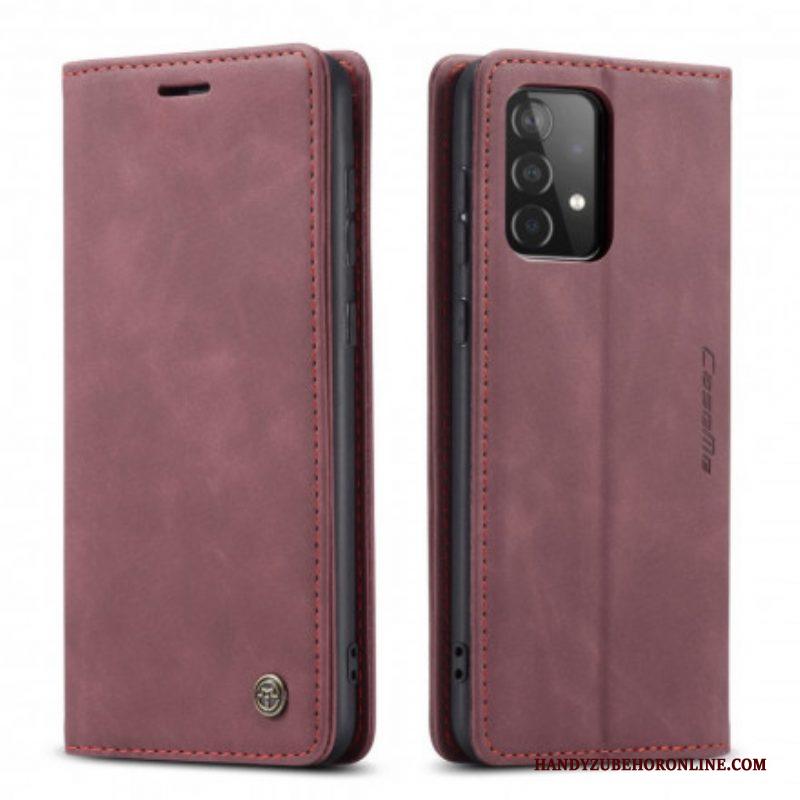 Bescherming Hoesje voor Samsung Galaxy A52 4G / A52 5G / A52s 5G Folio-hoesje Caseme Kunstleer