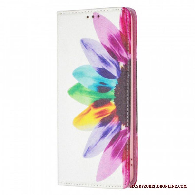 Bescherming Hoesje voor Samsung Galaxy A53 5G Folio-hoesje Waterverf Bloem