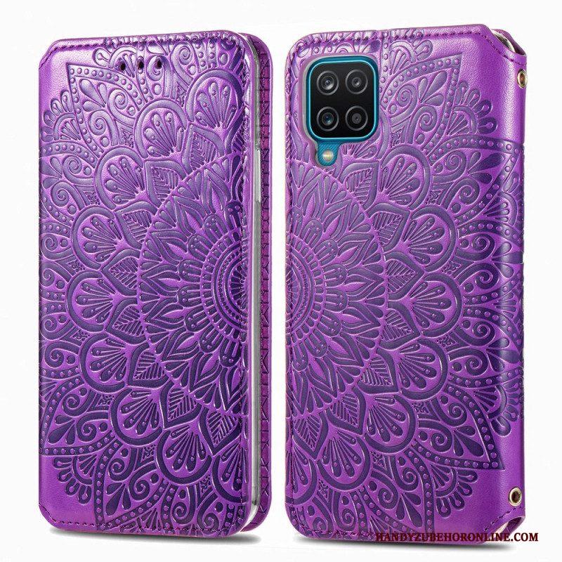 Bescherming Hoesje voor Samsung Galaxy M12 / A12 Folio-hoesje Mandala