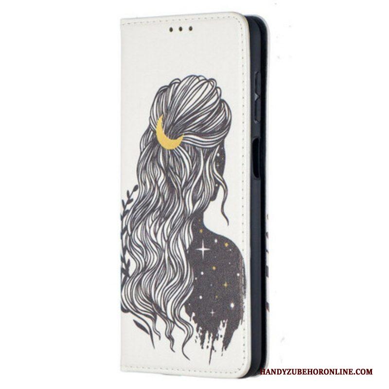 Bescherming Hoesje voor Samsung Galaxy M12 / A12 Folio-hoesje Mooi Haar