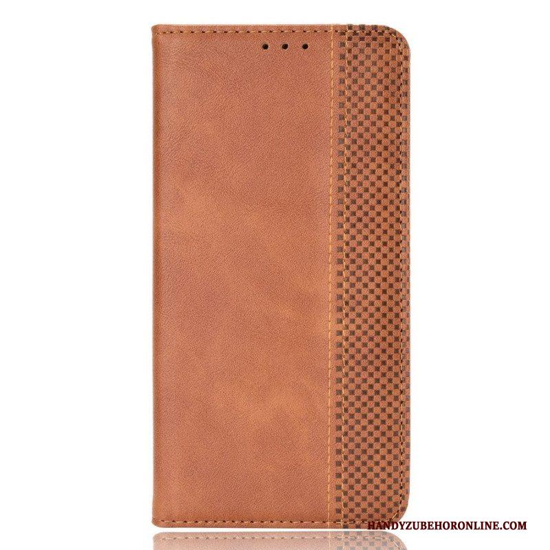 Bescherming Hoesje voor Samsung Galaxy M23 5G Folio-hoesje Gestileerd Vintage Leereffect