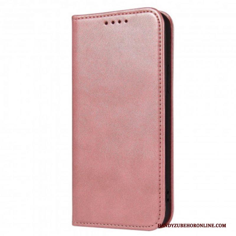 Bescherming Hoesje voor Samsung Galaxy S21 5G Folio-hoesje Leereffect In Zakelijke Stijl