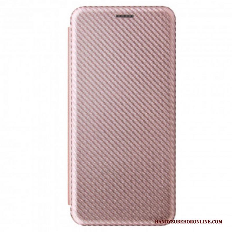 Bescherming Hoesje voor Samsung Galaxy S21 Ultra 5G Folio-hoesje Koolstofvezel