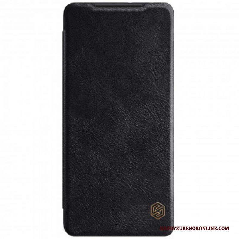 Bescherming Hoesje voor Samsung Galaxy S21 Ultra 5G Folio-hoesje Nillkin Qin-serie