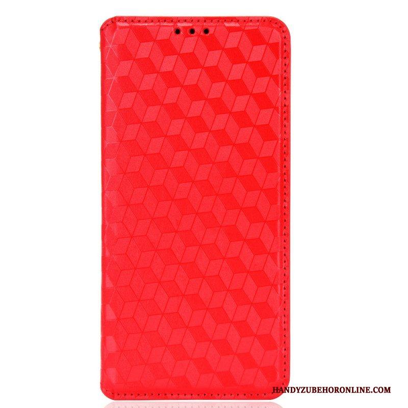 Bescherming Hoesje voor Samsung Galaxy S22 Plus 5G Folio-hoesje Diamant Leereffect