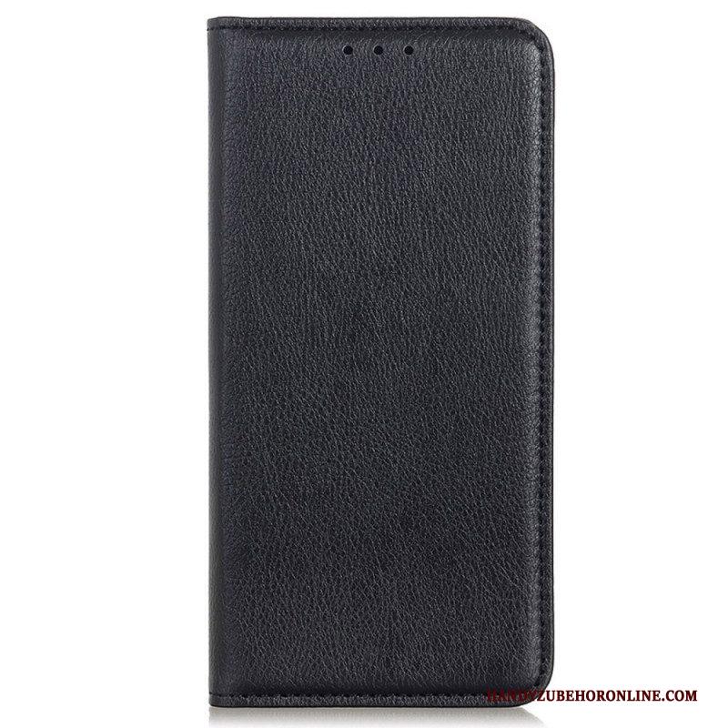 Bescherming Hoesje voor Samsung Galaxy S22 Ultra 5G Folio-hoesje Elegantie Split Litchi Leer