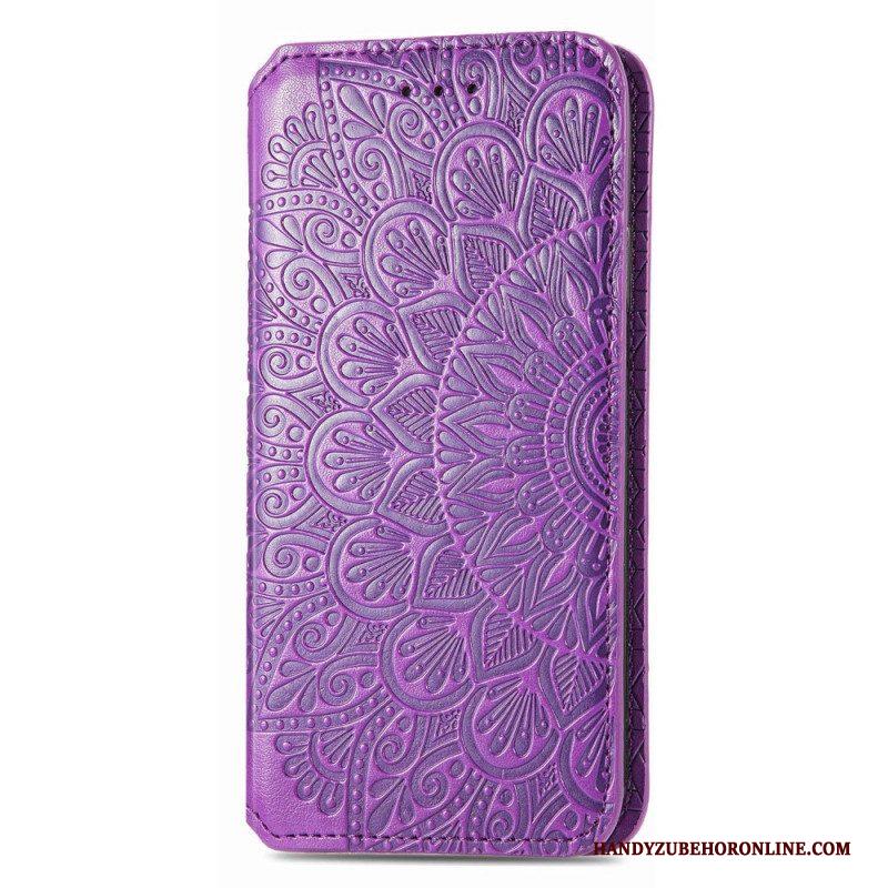 Bescherming Hoesje voor Samsung Galaxy S22 Ultra 5G Folio-hoesje Mandala