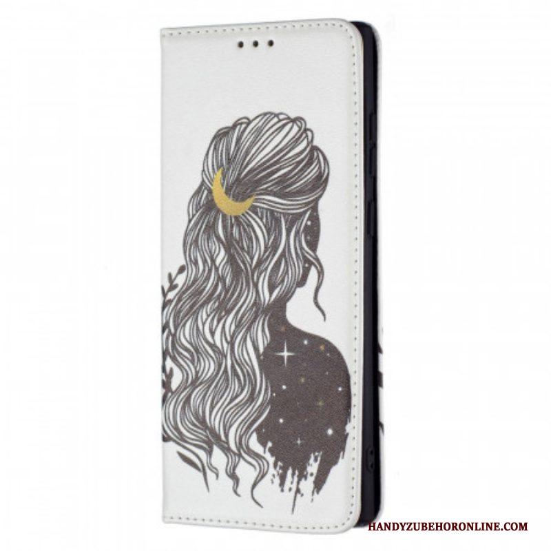 Bescherming Hoesje voor Samsung Galaxy S22 Ultra 5G Folio-hoesje Mooi Haar