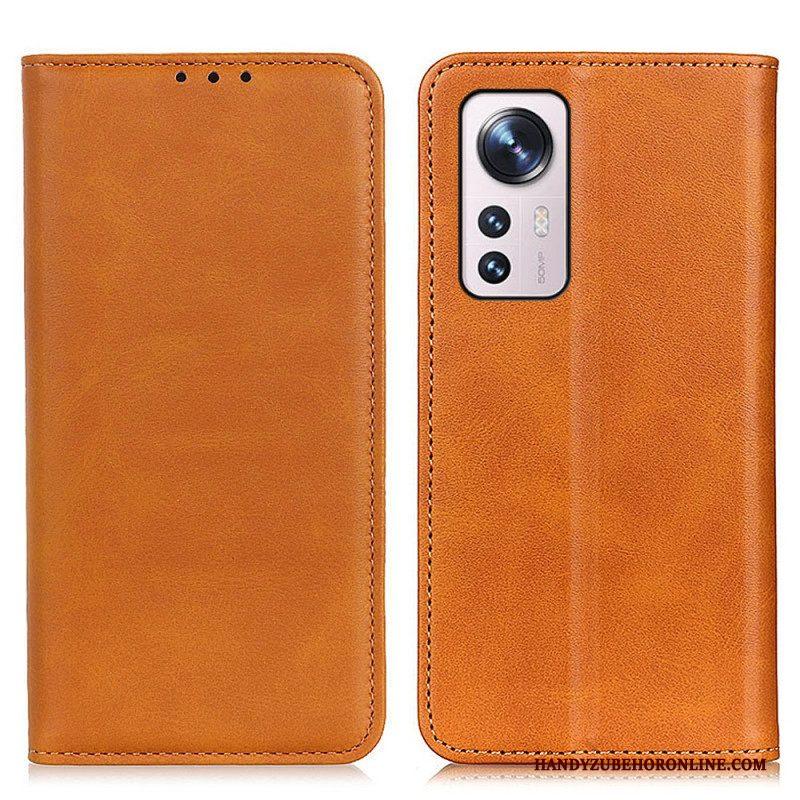 Bescherming Hoesje voor Xiaomi 12 Pro Folio-hoesje Elegantie Splitleer