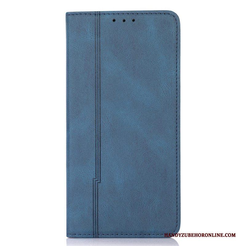Bescherming Hoesje voor Xiaomi Redmi Note 11 Pro Plus 5G Folio-hoesje Stijl Lederen Lijn