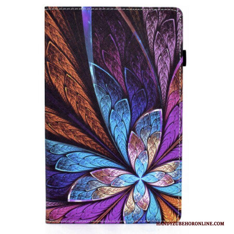 Cover voor Samsung Galaxy Tab A7 Lite Abstracte Bloem