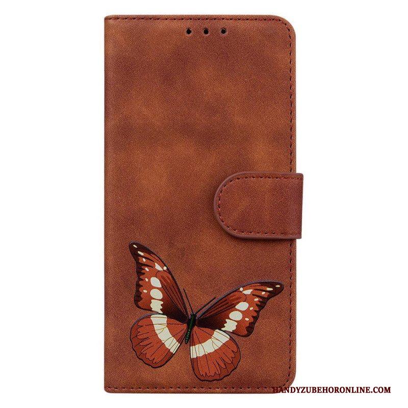 Flip Case voor Samsung Galaxy A14 / A14 5G Vlinder Ontwerp