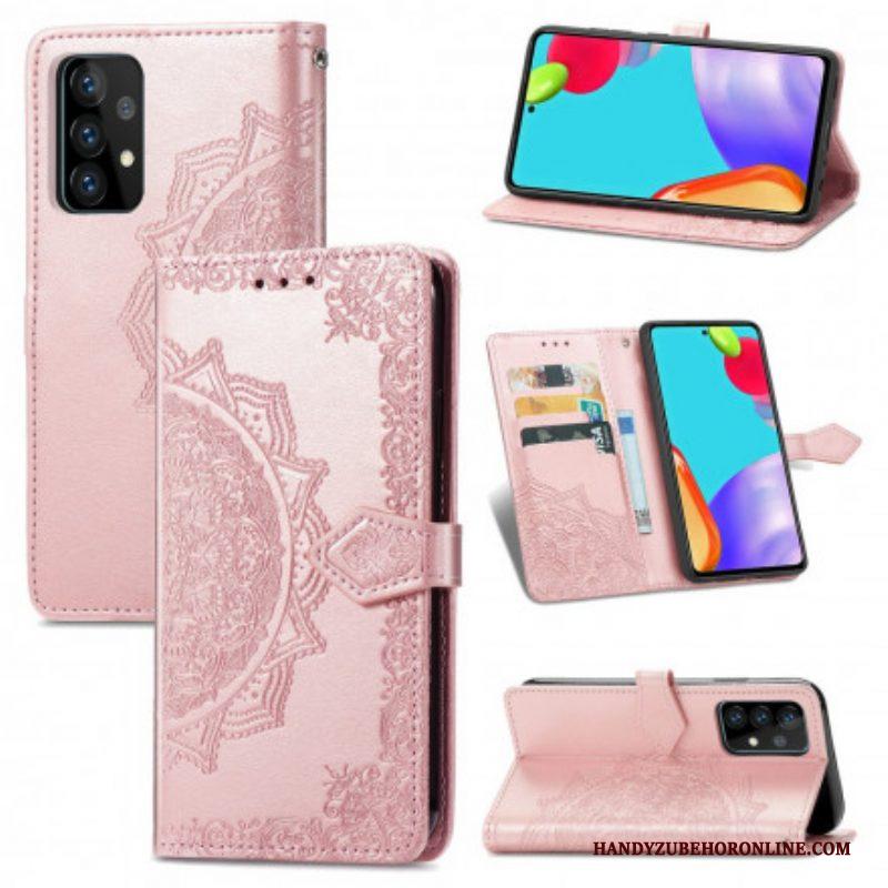 Flip Case voor Samsung Galaxy A52 4G / A52 5G / A52s 5G Mandala Middeleeuwen