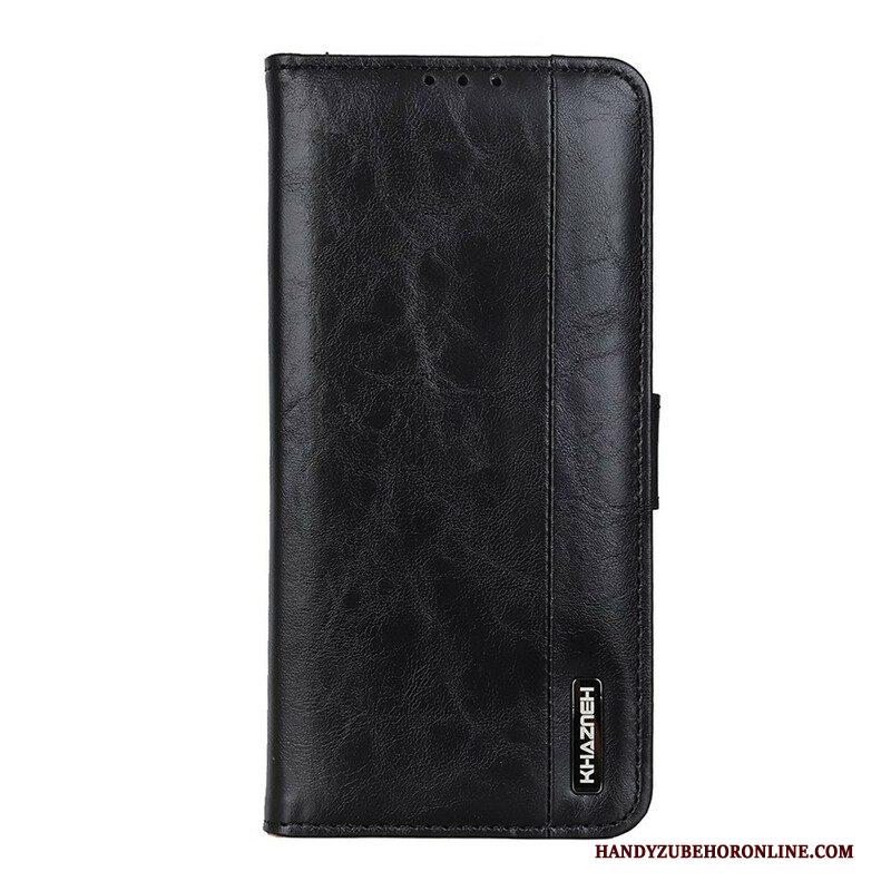 Flip Case voor Samsung Galaxy S21 Plus 5G Khazneh Elegante Lederen Stijl