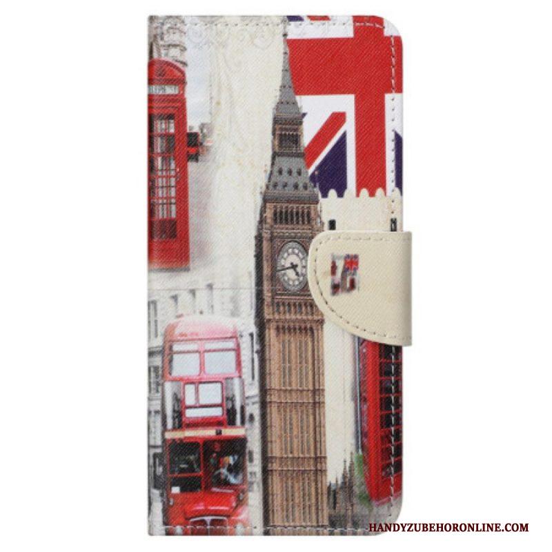 Flip Case voor Samsung Galaxy S23 5G Londen