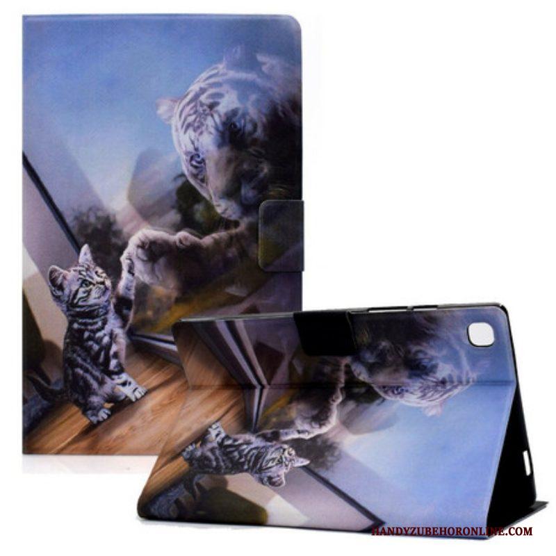 Flip Case voor Samsung Galaxy Tab A7 Lite Kittens Droom