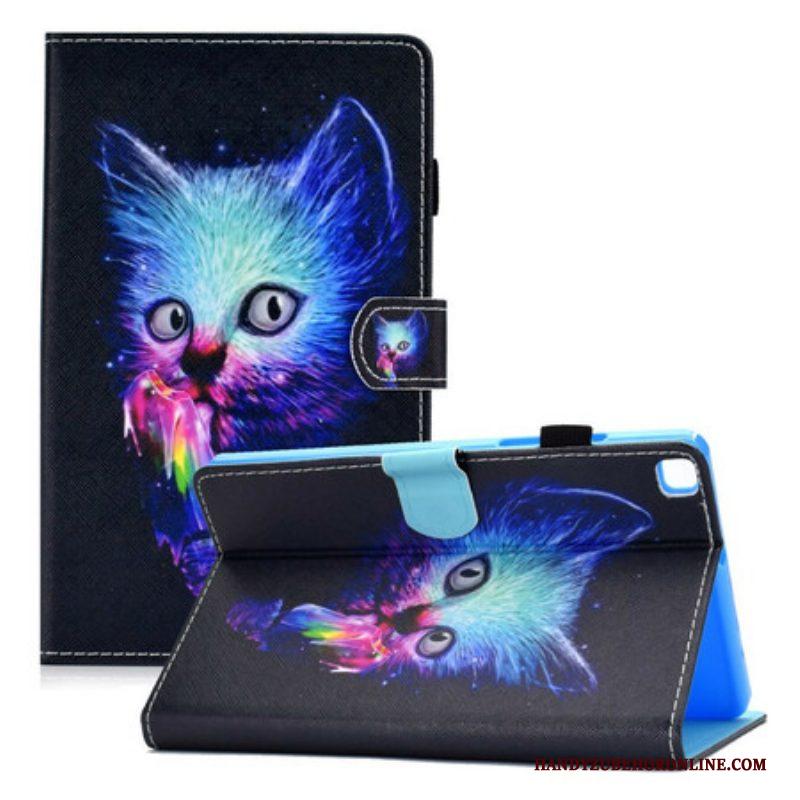 Flip Case voor Samsung Galaxy Tab A7 Lite Psycho Kat